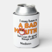 バッドマウス名前をカスタムする 缶クーラー (缶正面)