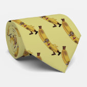 バッドユーモアのあるバナナキャラクター-アンチかわいい ネクタイ (ロール)
