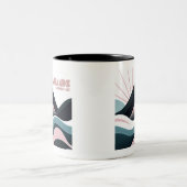 バッドランズナショナルパークカラーヒルズ ツートーンマグカップ (中央)