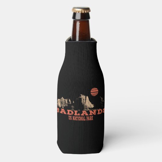 バッドランズナショナルパークサウスダコタクール ボトルクーラー (ボトル正面)