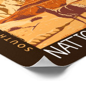 バッドランズナショナルパークサウスダコタ動揺して ポスター (角)