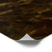 バッドランズナショナルパークサウスダコタ抽象芸術 ポスター (角)