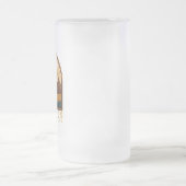 バッドランズナショナルパークヴィンテージエンブレム フロストグラスビールジョッキ (中央)