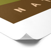 バッドランズナショナルパーク旅行ポスタープリント ポスター (角)