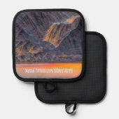 バッドランズ国立公園おみやげプレゼント 鍋敷き (正面/裏面)