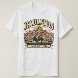バッドランズ国立公園の個人化ギフト Tシャツ