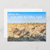バッドランズ国立公園はがき ポストカード (正面/裏面)