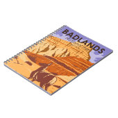 バッドランズ国立公園サウスダコタ ノートブック (左側)