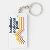 バッドランズ国立公園 キーホルダー (裏面)