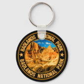 バッドランズ国立公園 キーホルダー (裏面)