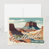 バッドランズ国立公園 ポストカード (正面/裏面)