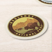 バッドランズ国立公園 ラウンドペーパーコースター (アングル)