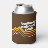 バッドランズ国立公園 缶クーラー (缶正面)