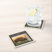 バッドランズ国立公園 | Buffalo スクエアペーパーコースター (インサイチュ)
