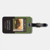 バッドランズ国立公園 | Buffalo ラゲッジタグ (裏面横)