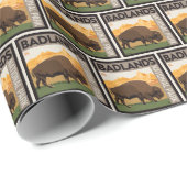 バッドランズ国立公園 | Buffalo ラッピングペーパー (ロールコーナー)