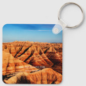 バッドランズ国立公園(SD) キーホルダー (裏面)