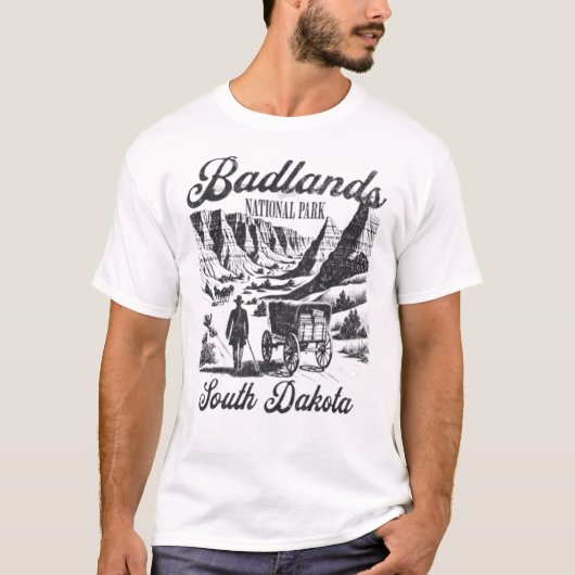 バッドランズ国立公園 Tシャツ (正面)