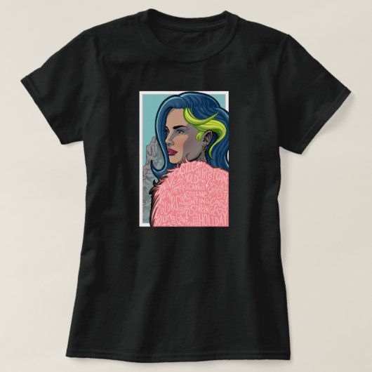 バッドランズ10周年記念ウィメンズ Tシャツ (デザイン正面)