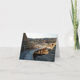 バッドランドナショナルパークボードウォーク ノートカード