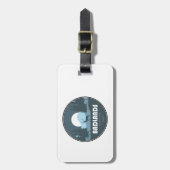 バッドランドンズナショナルパークディアー ラゲッジタグ (正面縦)