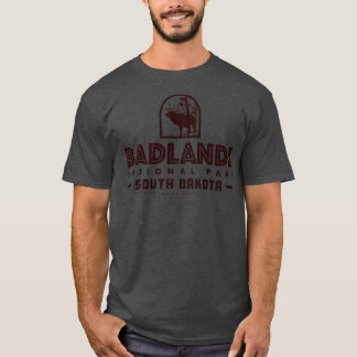 バッドランドンズナショナルパークブラウンディアー Tシャツ
