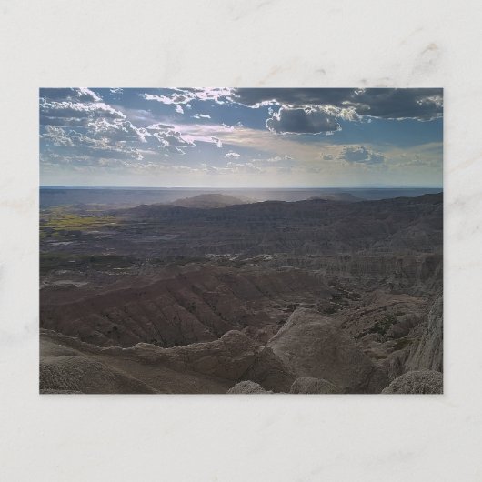 バッドランド国立公園サウスダコタ ポストカード (正面)