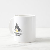 バッドランド – サウスダコタTシャツ コーヒーマグカップ (正面左)
