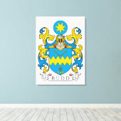 バッド家紋 キャンバスプリント (インサイチュ (ウッドフロア))