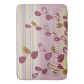 バッド芸術的付きパターンデザイン バスマット (正面縦)