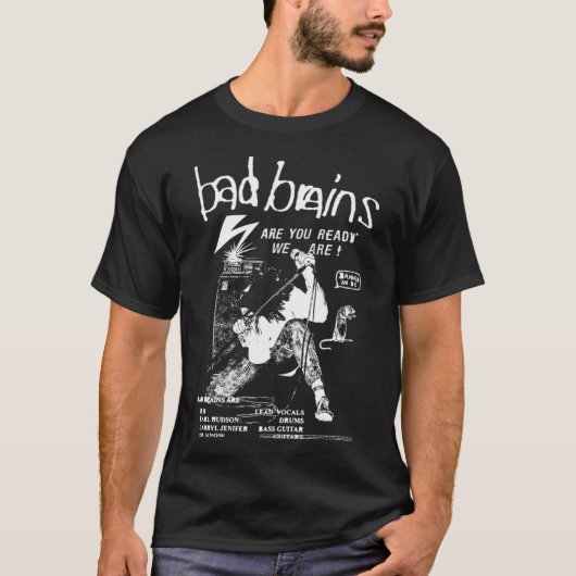 バッド・ブレインズ・パンク Tシャツ (正面)
