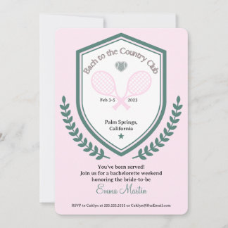 バッハからカントリークラブ招待状