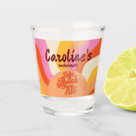 バッハから70年代のレトロGroovy Sunsetバチェロレッテ ショットグラス