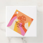 バッハから70年代のレトロGroovy Sunsetバチェロレッテ フェイバータグ (インサイチュ)