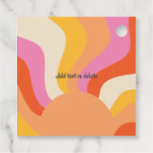 バッハから70年代のレトロGroovy Sunsetバチェロレッテ フェイバータグ (裏面)