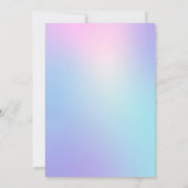 バッハから90年代のレトロバチェロレッテ 招待状 (裏面)