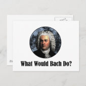 バッハならどうする？ ポストカード (正面/裏面)