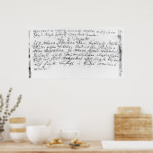 バッハのアナ結婚への登録簿 ポスター (キッチン)