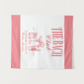 バッハクラブ パーソナライズド バチェロレッテ パーティー カスタム タペストリー (正面(横))