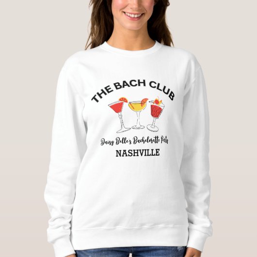 バッハクラブTシャツ スウェットシャツ (正面)