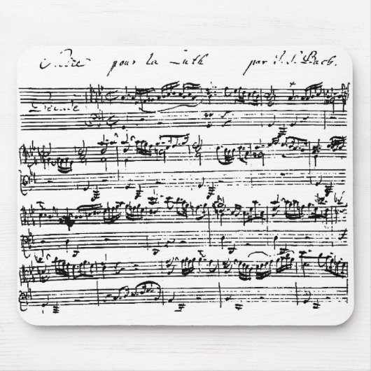 バッハスコアムースパッド マウスパッド (正面)