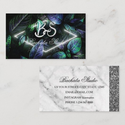 バッハタスタジオ 名刺 (正面/裏面)