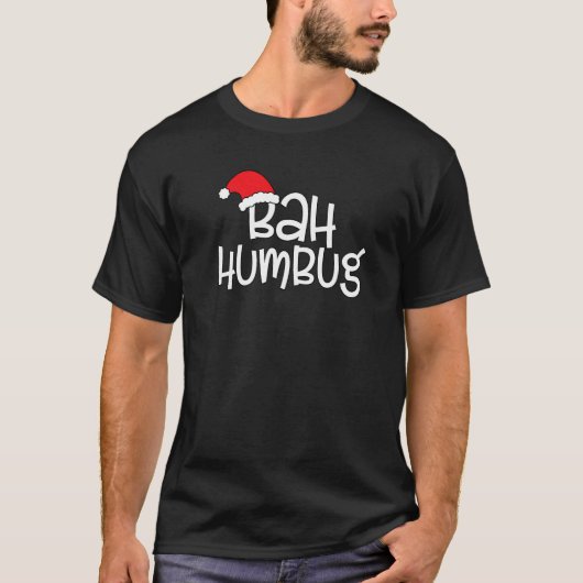 バッハハムバグ 嫌いな クリスマス Tシャツ (正面)