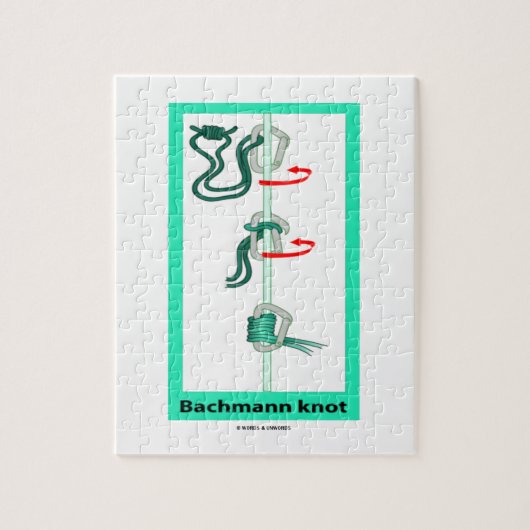 バッハマン（バッハマン）ノット摩擦ヒッチ ジグソーパズル (縦)