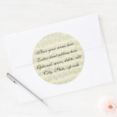 バッハ住所 シール (封筒)