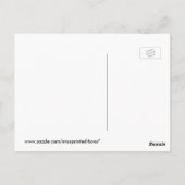 バッハ原稿上のバイオリンのスクラール ポストカード (裏面)