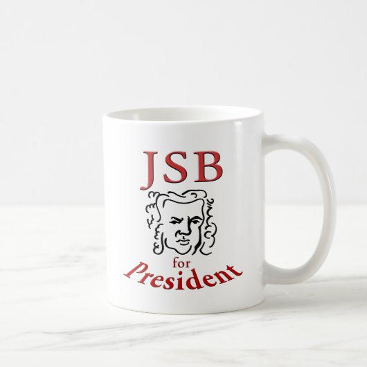 バッハ大統領に コーヒーマグカップ (右)
