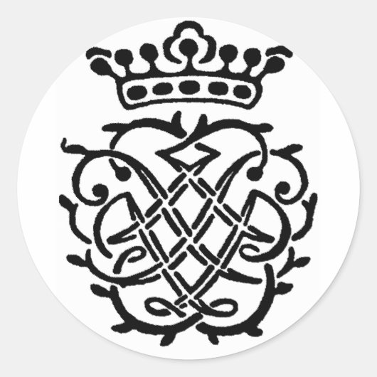 バッハ記章 ラウンドシール (正面)