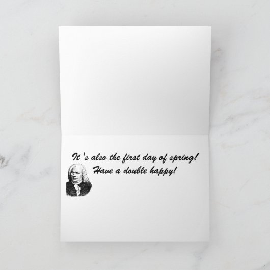 バッハ誕生日 カード (内部)