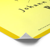 バッハ顔ザミュージック ポスター (角)